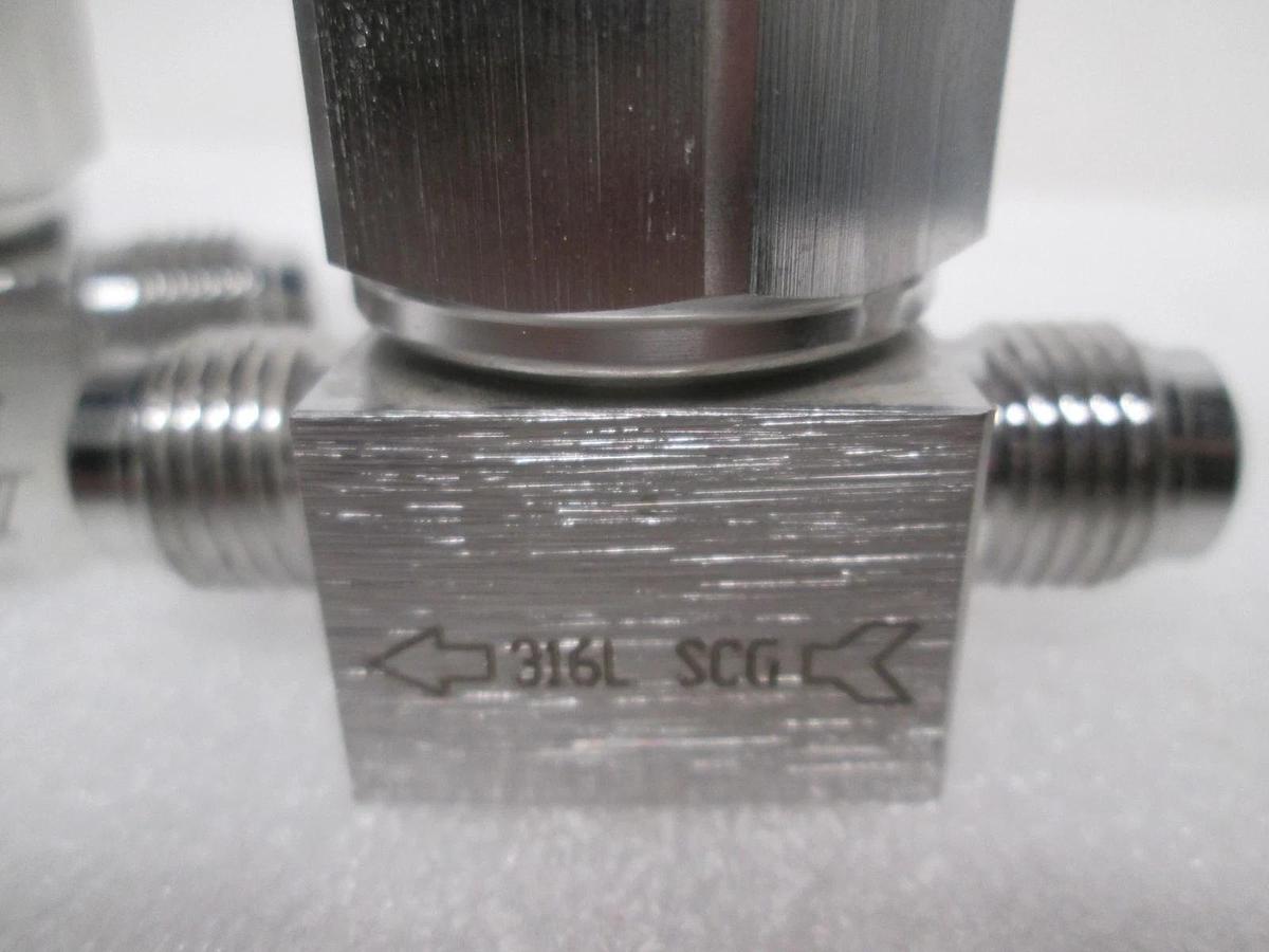 Used Parker UHP, Titan, 316L SCG, 1/4" Valve, Used, Lot of 2