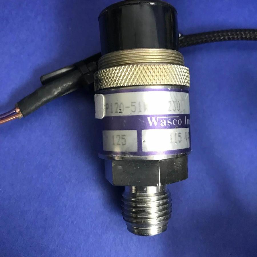 Used Wasco SP120 Pressure Switch Assy w/ Cable - 10 psig Increasing, Lot of 6