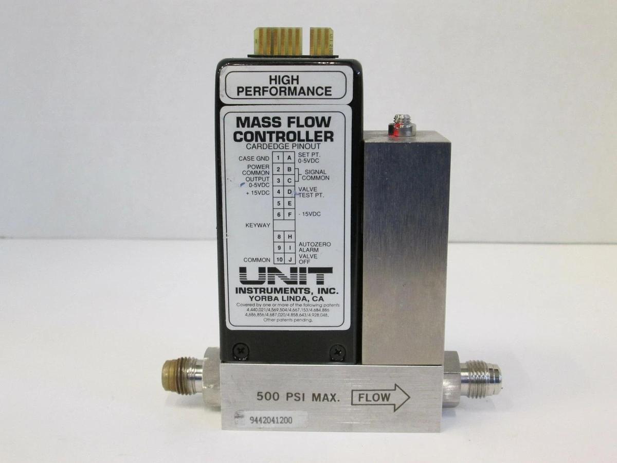 Used Unit UFC-1200A Mass Flow Controller MFC, SICL4, 100 SCCM, 1/4" Male