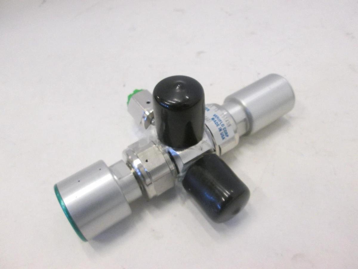 Veriflo, Double Actuator 3 Way Diaphragm Valve, 944A0PLPNONC4801, New