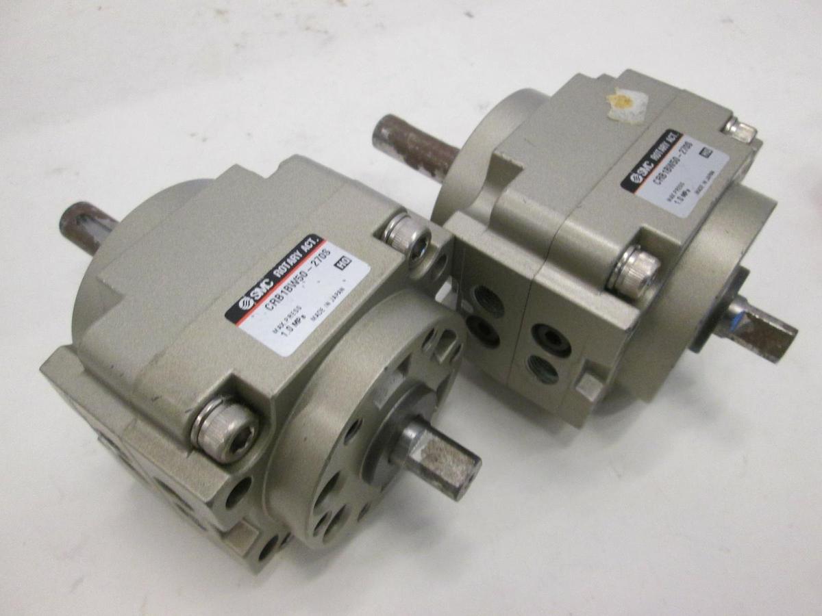 Used SMC, CRB1BW50-270S, Rotary Actuator, Used, Lot of 2