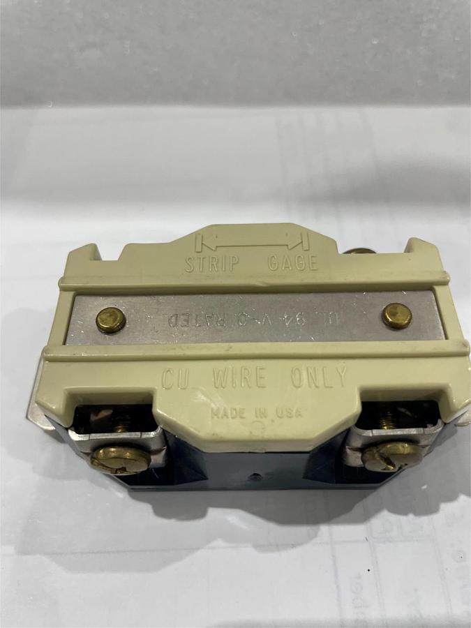Used Leviton, 20-amp, 250 volt Locking Receptacle, Used
