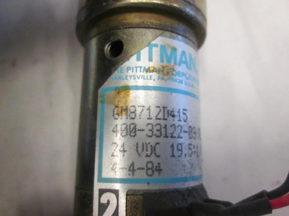 Used Pittman, Gearmotor, GM8712D415, 24 VDC, 5:1 Ratio, Used