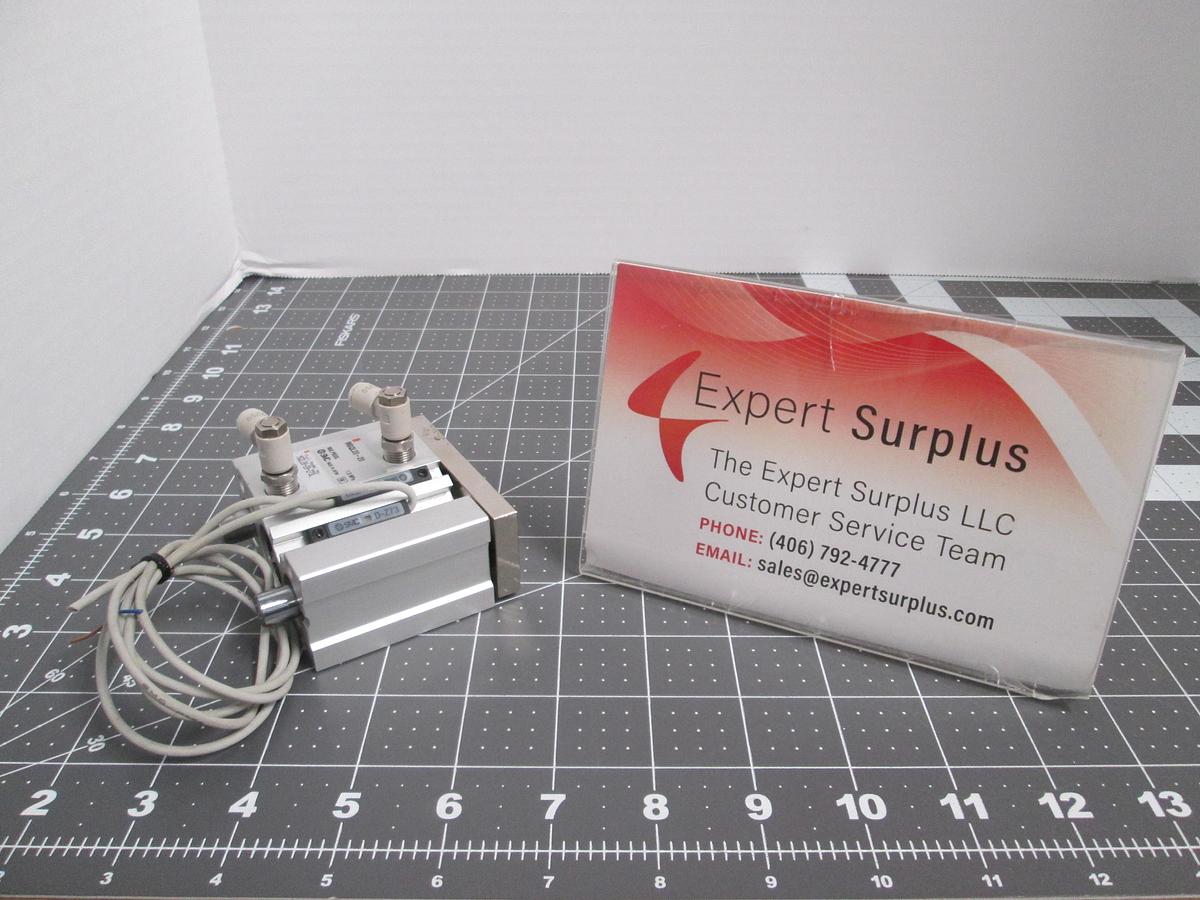 Used SMC MGQL20-20 Guided Cylinder Dual D-Z73 Auto Switches MGQL20-20-Z73L Actuator