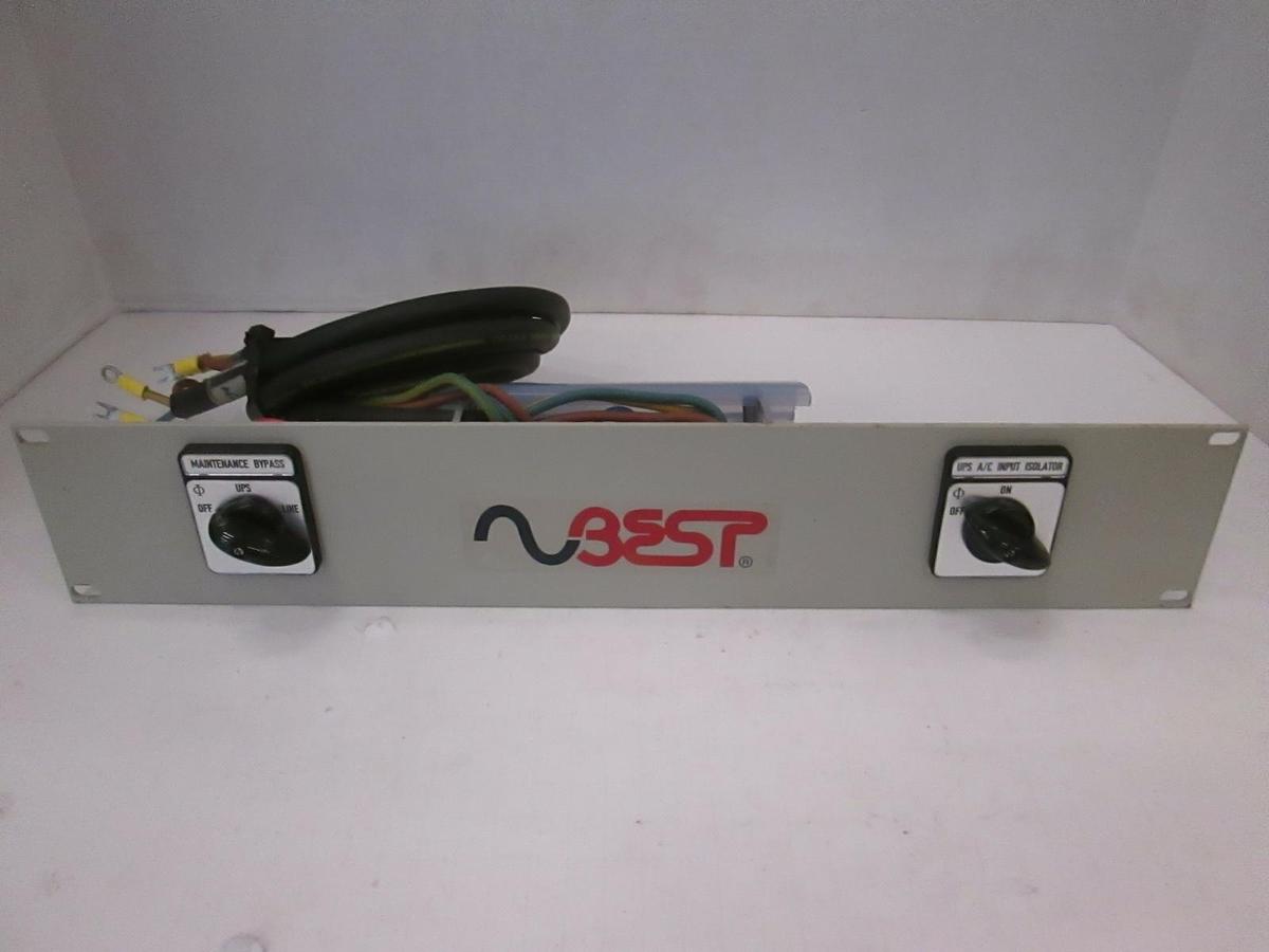 Used Best UPS Bypass Switch, 19" Rack, Used
