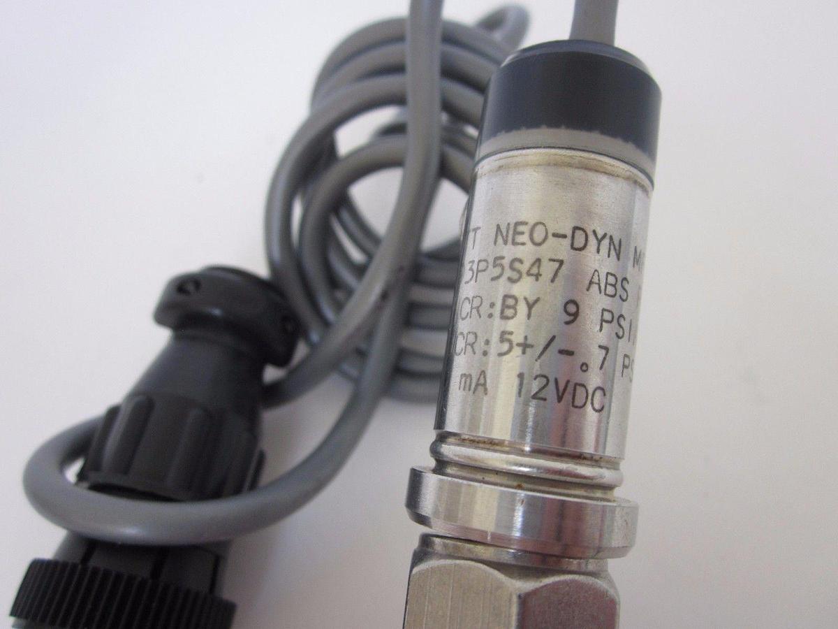 Used Semi Gas ITT  Neo-Dyn 98087 193 P5S47 ABS Pressure Switch, 400 psi, 1/4" FVCO
