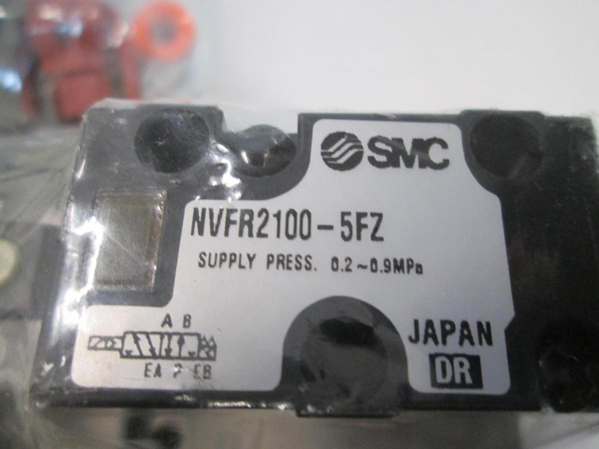 SMC, NVFR2100-5FZ, Solenoid Pilot Valve Assy, New, Lot of 2