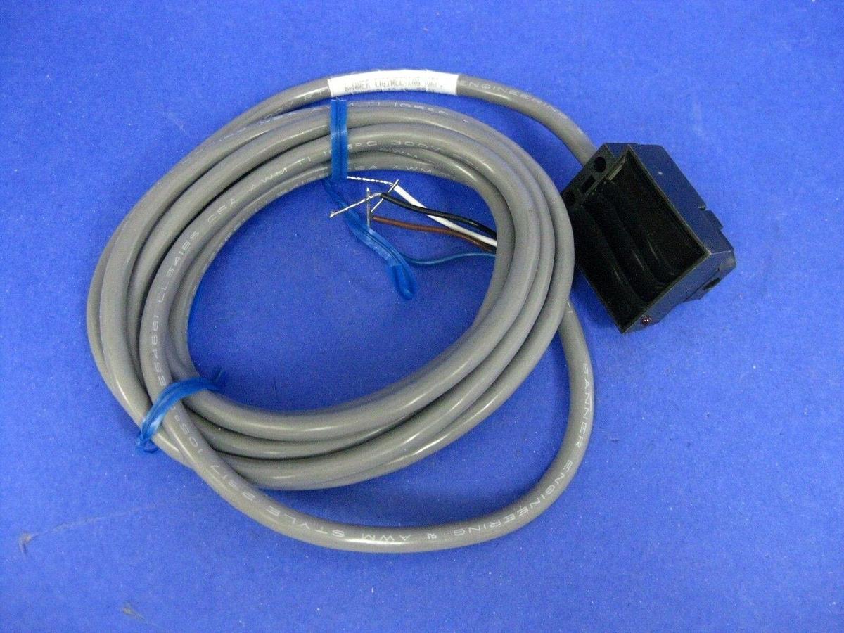 Used Banner SE612FP Econo-Beam Sensor , Plastic Fiber Optic, Used