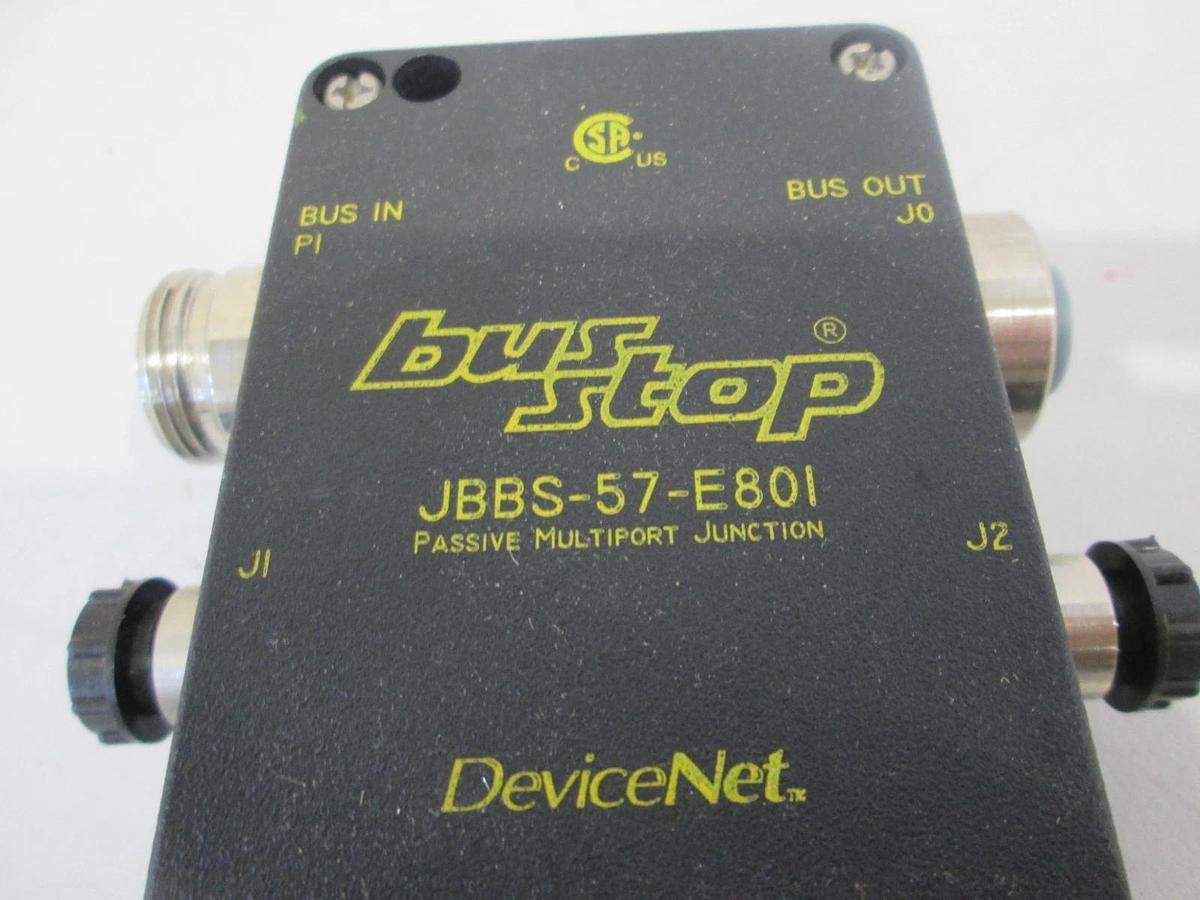 Used DeviceNet, Bus Stop, JBBS-57-E801, Passive Multiport Junction, Used