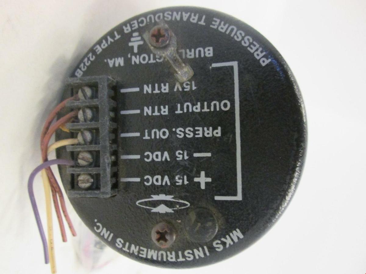 Used MKS, Baratron 10 Torr Pressure Transducer, 222BA-00010AB, Used