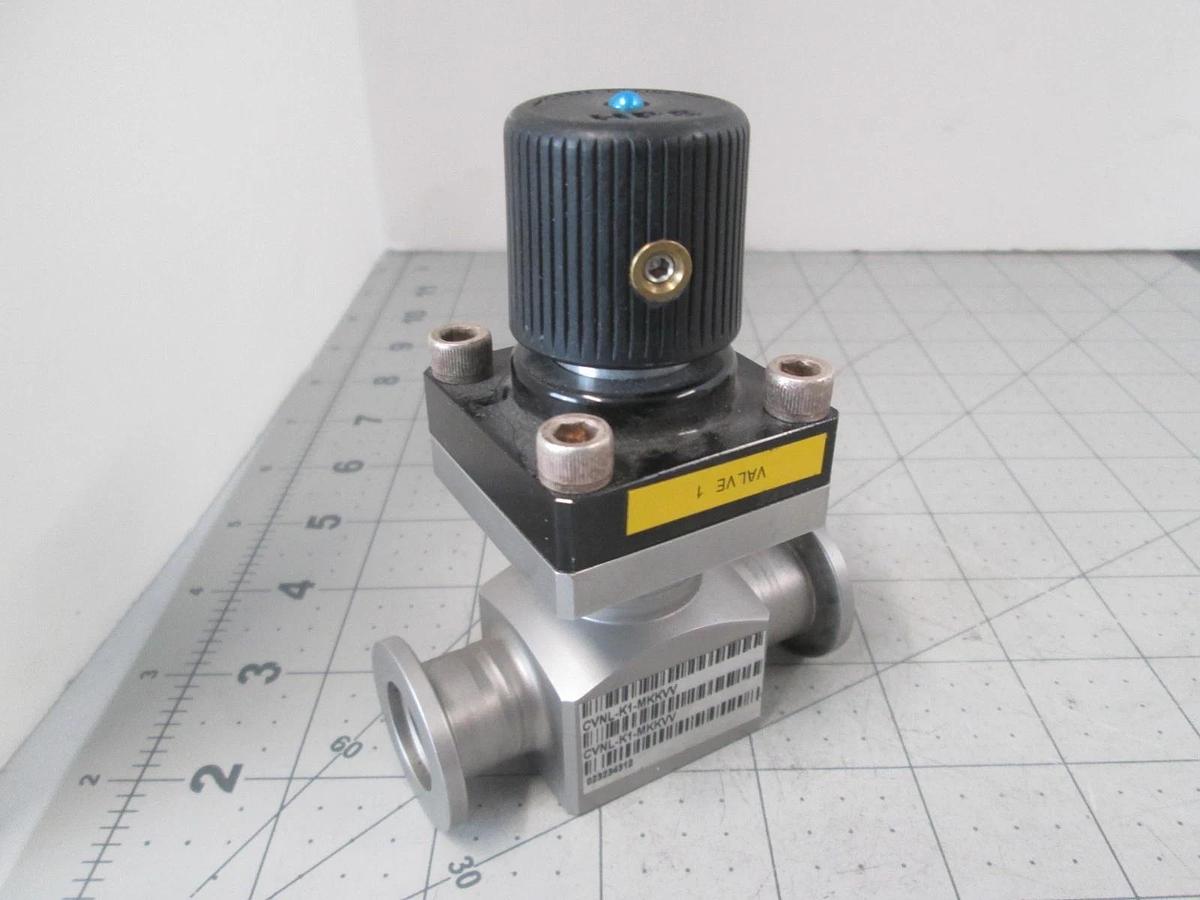 Used MKS, CVNL-K1-MKKVV, 2 Way Compact Vacuum Valve, Used