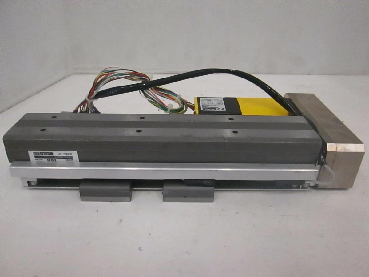 Used IKO Linear Bearing Module w/ Parker BE164CJ-NFLN Brushless Servo Motor, Used