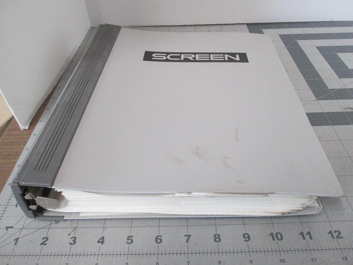 Used Screen, D-Spin 636, Electrical Circuit Diagram, Used