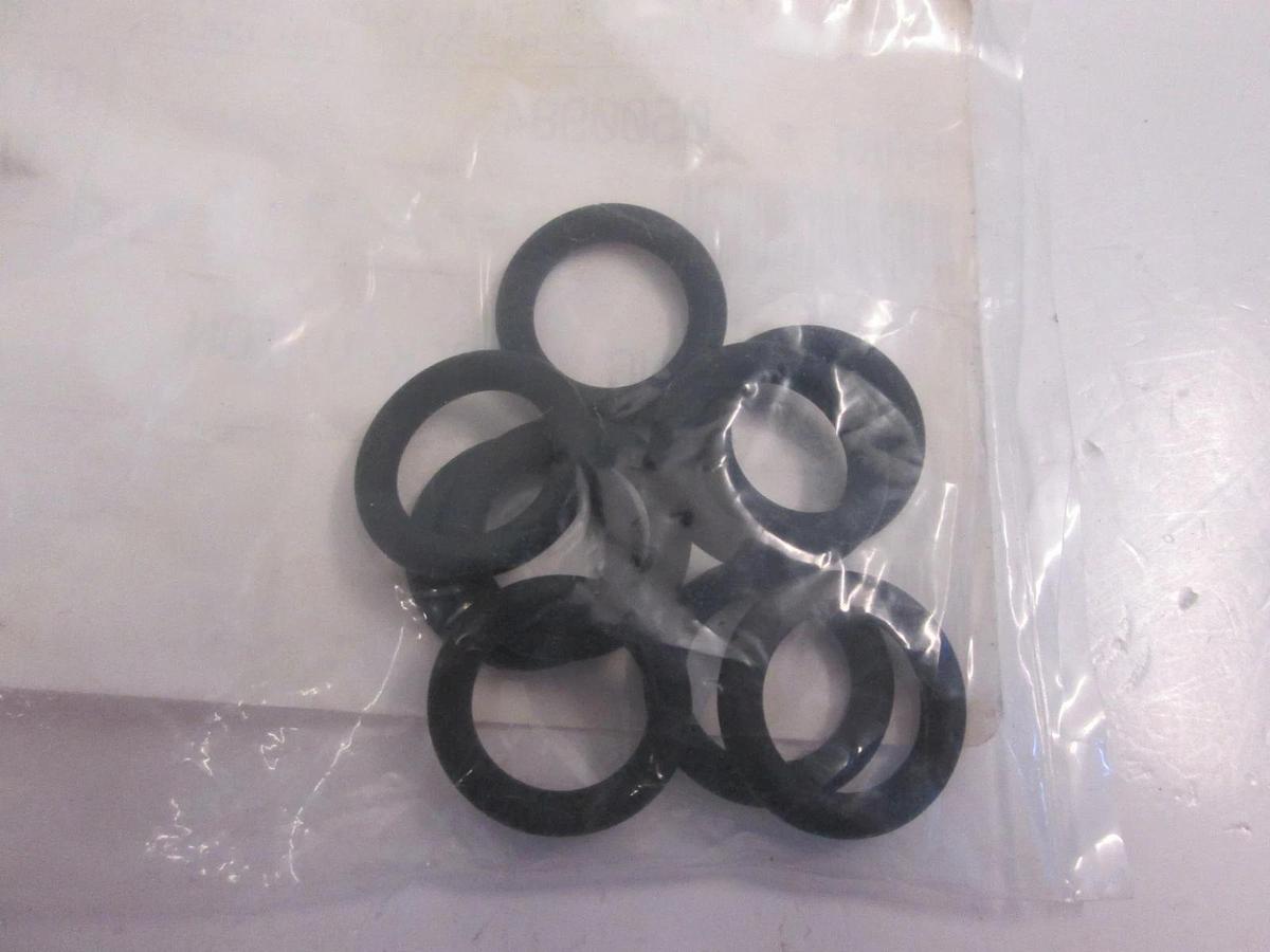 Used California Seal, 0500984, Silicone Black Viton -207, O-Ring Lot of 9