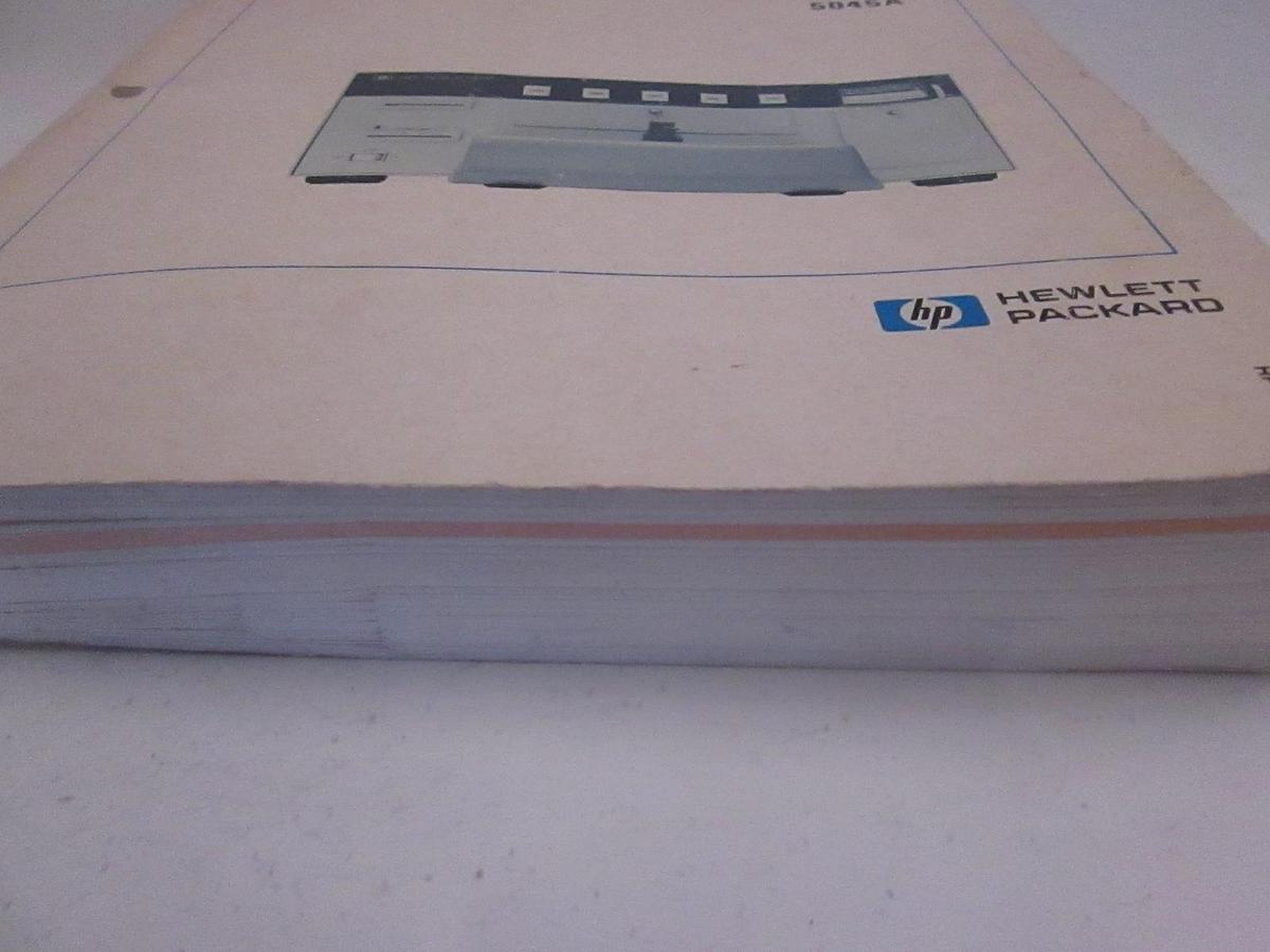 Used HP Digital IC Tester 5045A Operating and Service Manual, Used
