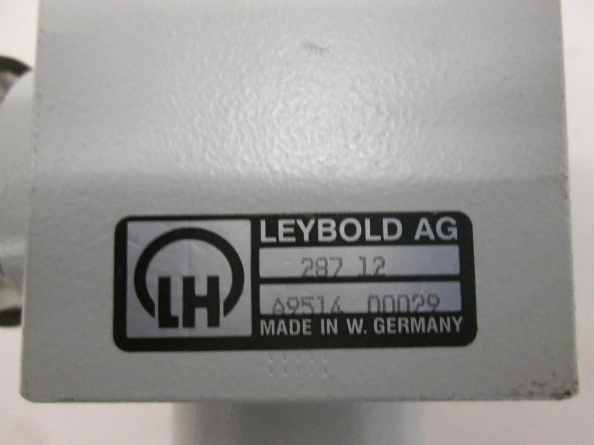 Used Leybold, 287 12, Sealed Vacuum Valve, Used