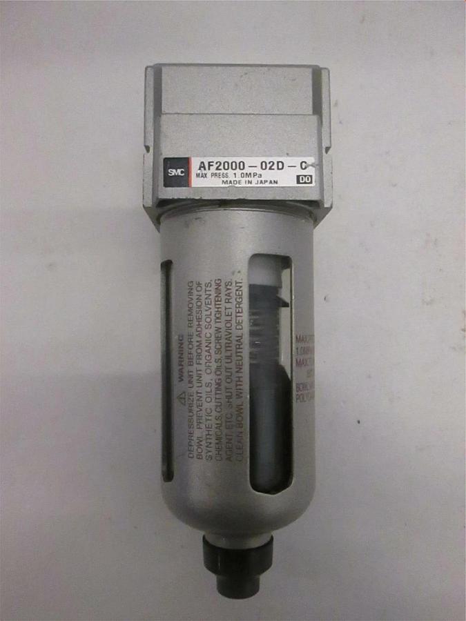 Used SMC, Air Regulator Filter, AF2000-02D-C, Used