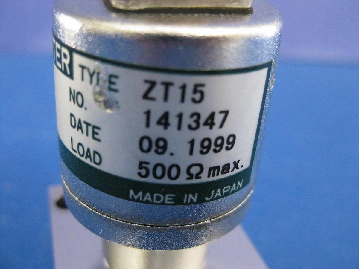 Used NAGANO KEIKI ZT15 Pressure Transmitter, Block Mount -15 to 75 psi, 24VDC