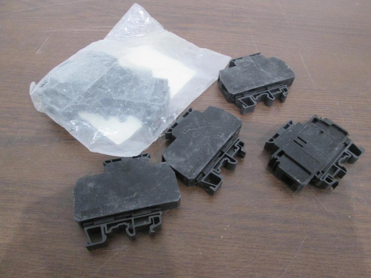 Used Entrelec, FEM 13U, Black Terminal Block, Used, Lot of 6