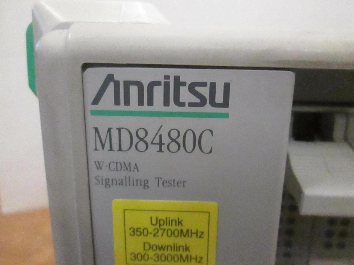 Used Anritsu MD8480C Signalling Tester W-CDMA Wireless Test Set with 7 Plug-in Cards