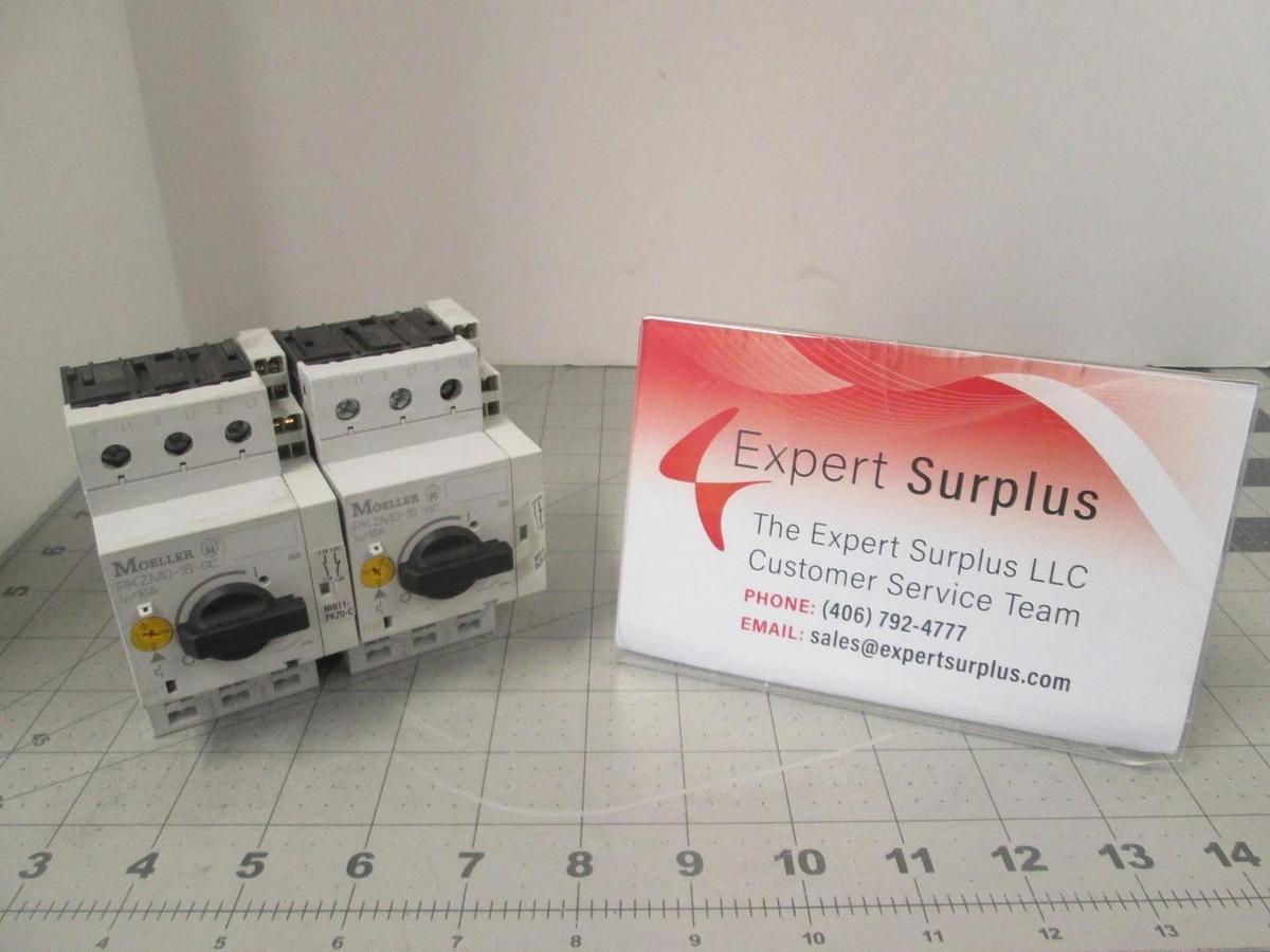 Moeller, PKZM0-16-SC, Motor Starter, New, Lot of 2