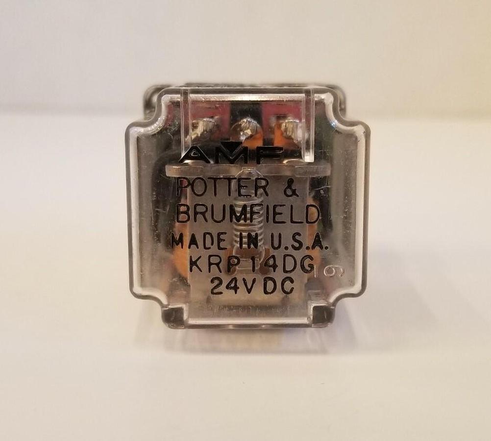 POTTER & BRUMFIELD KRP14DG  Relay, 24 VDC, Used