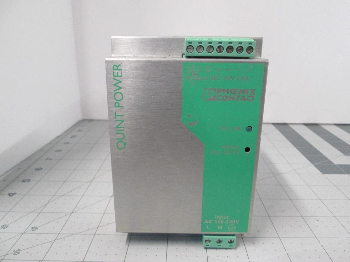 Used Phoenix Contact, QUINT-PS-100-240AC/24DC/10, Switching Power Supply, Used