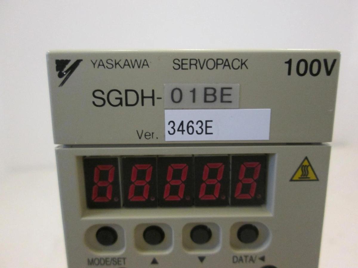 Used Yaskawa, Servopack, Motor Driver, SGDH-01BE, 100-115V, 50/60Hz, Used