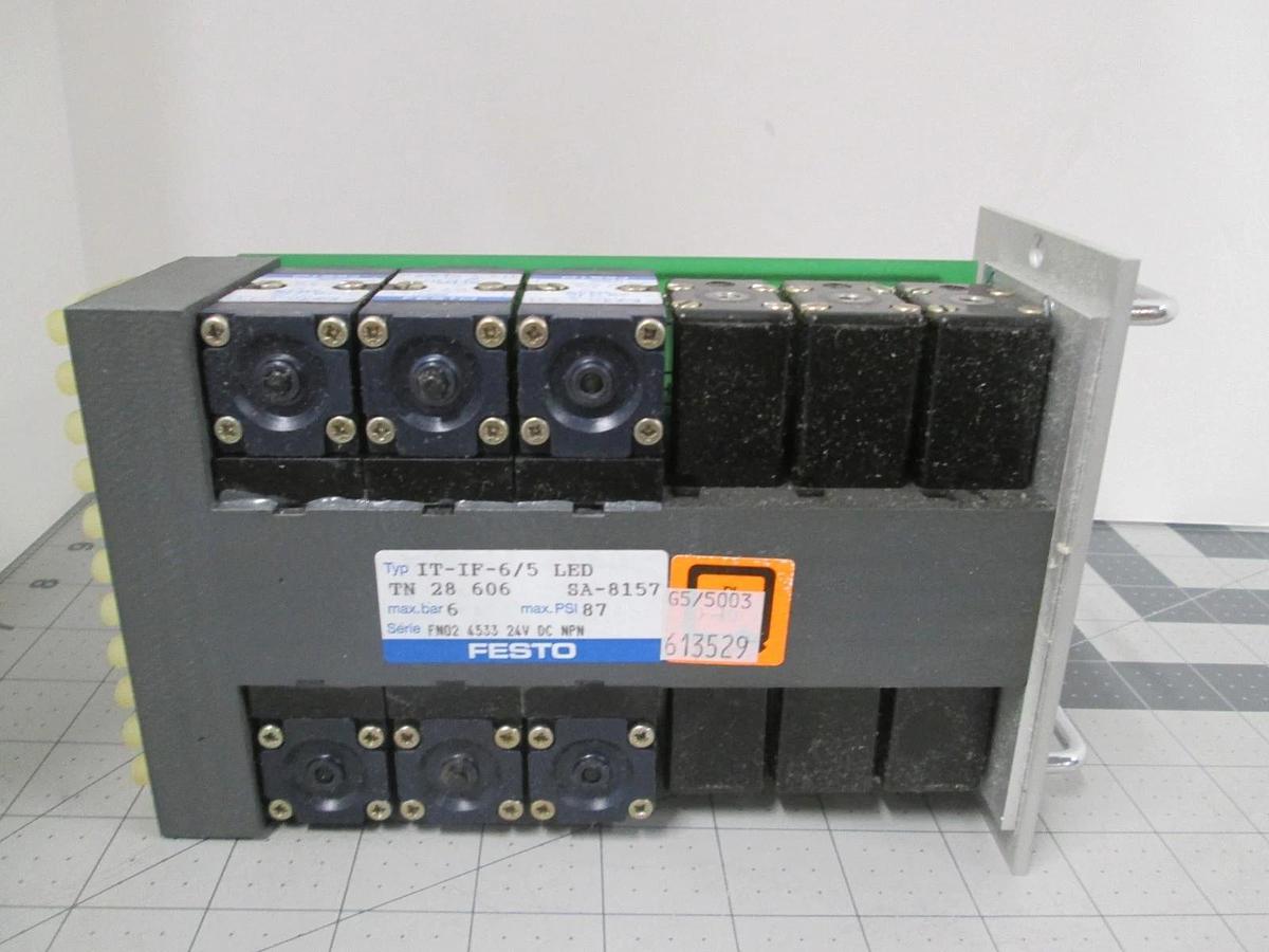 Festo, IT-IF-6/5 LED, SA-8157, Machine Control Unit, Mas PSI 87, New