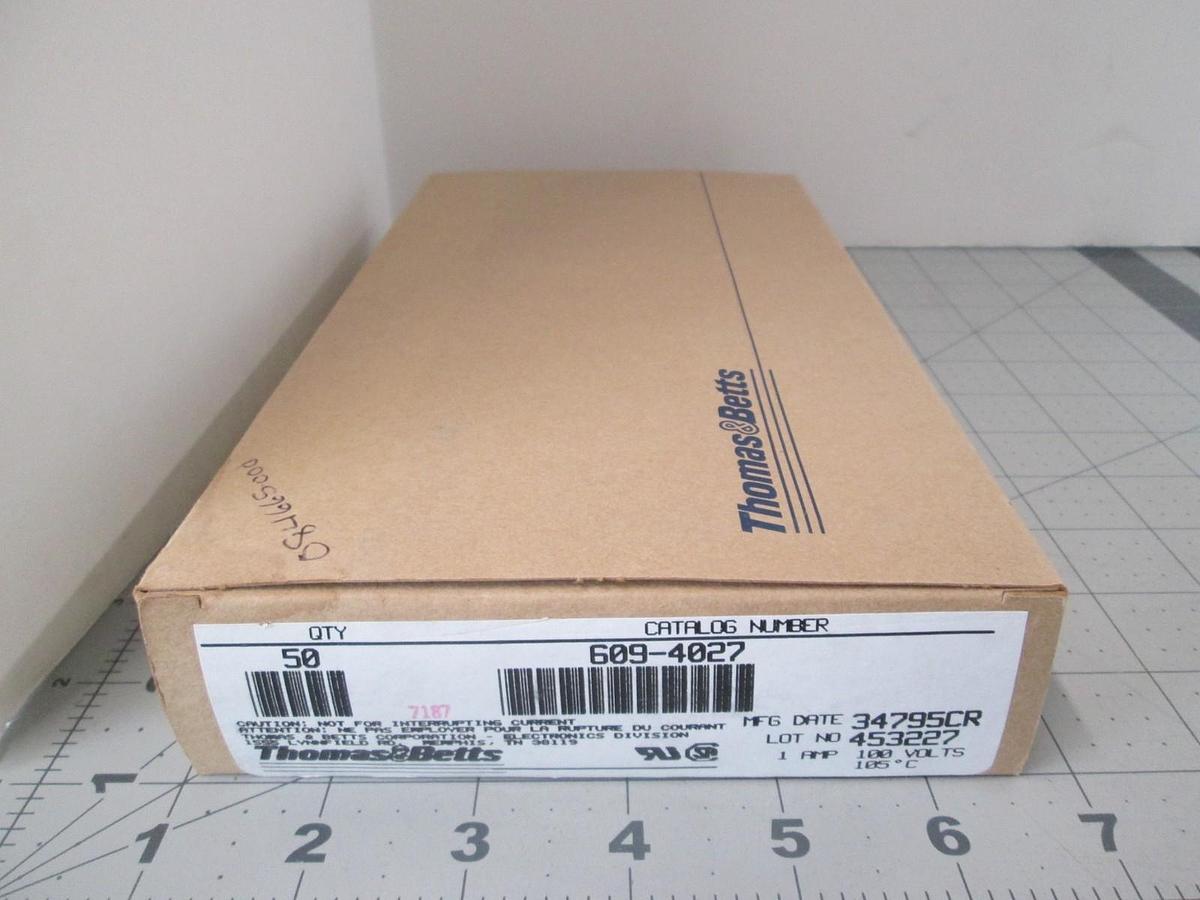 Thomas Betts, 609-4027, Header Connector, New, Lot of 50