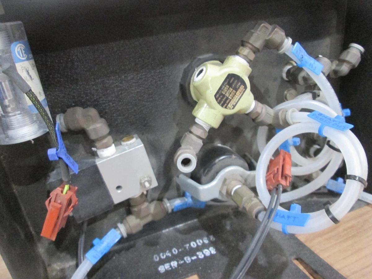Used N2 Vacuum Pump, Purge Rotometer Assy w/ Rotometer, Tubing and Regulator, Used