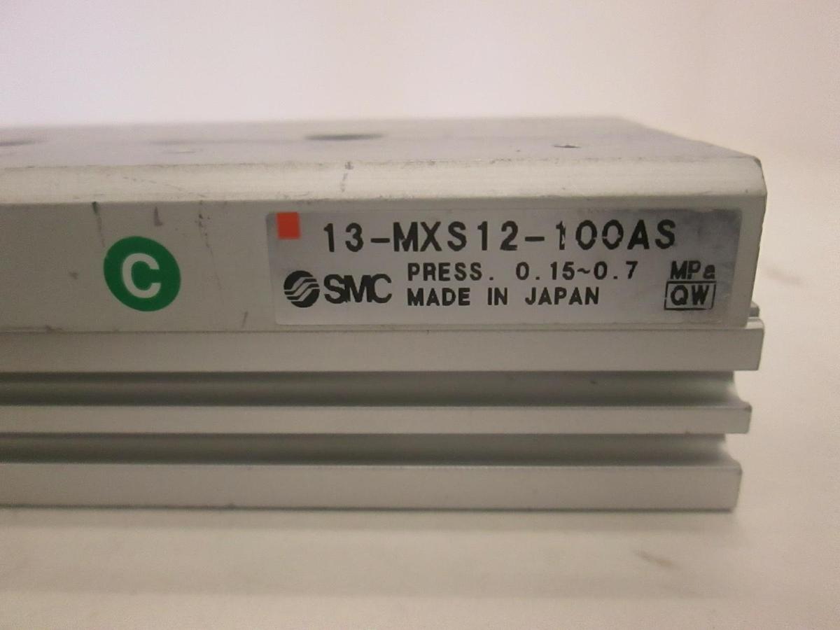 Used SMC, Pneumatic Table Cylinder, 13-MXS12-100AS, Used
