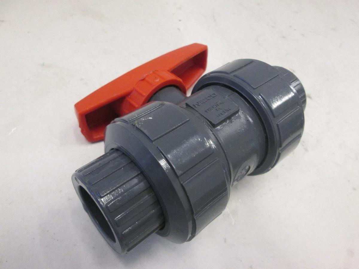 Used Chemtrol, NSF-PW, SE, PVC 1, 2 Way Ball Valve, Used