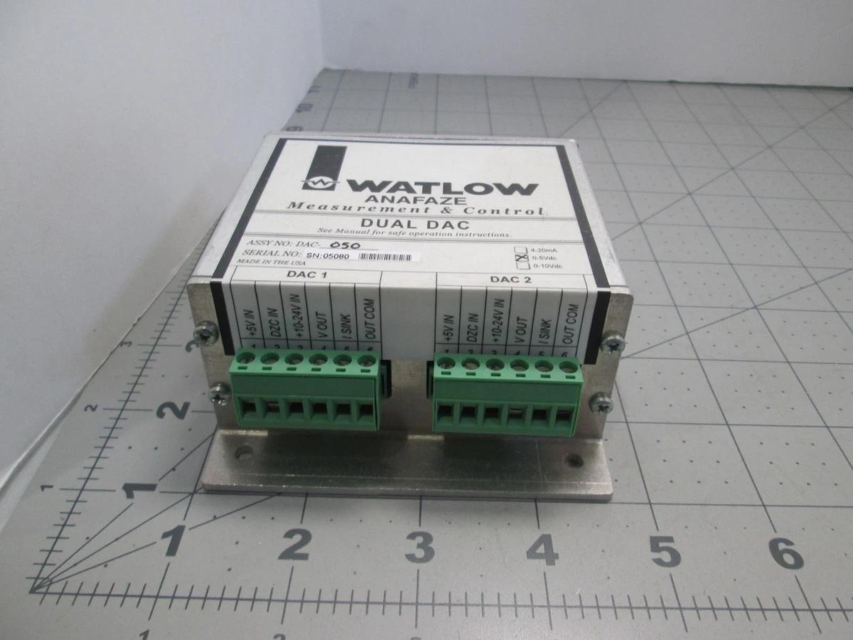 Used Watlow, Anafaze Dual DAC, DAC-1A, Used
