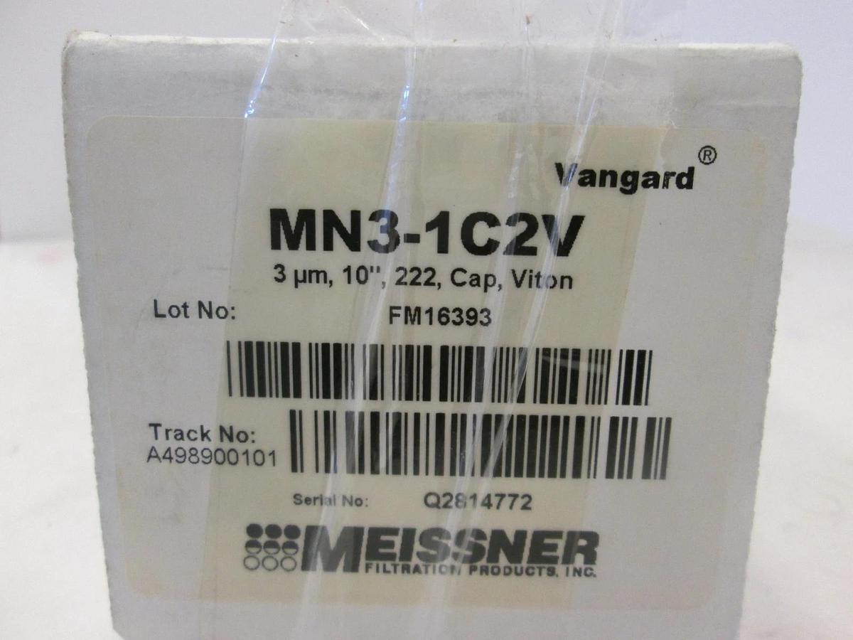 Meissner, MN3-1C2V Vangard Filter, 3 um 10", 222, Cap, Viton, New