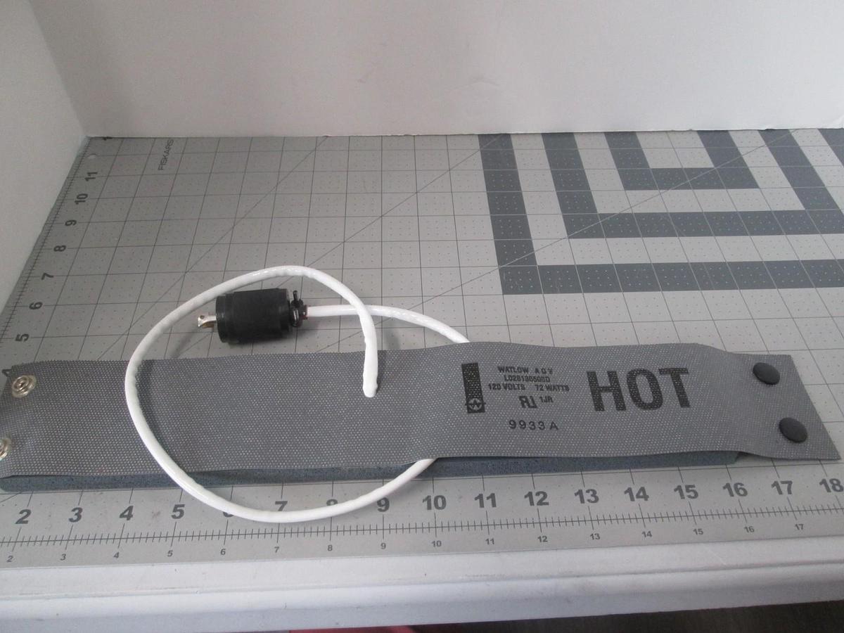 Used Watlow, L028130500D, Heater Jacket, 120V, 72W, New