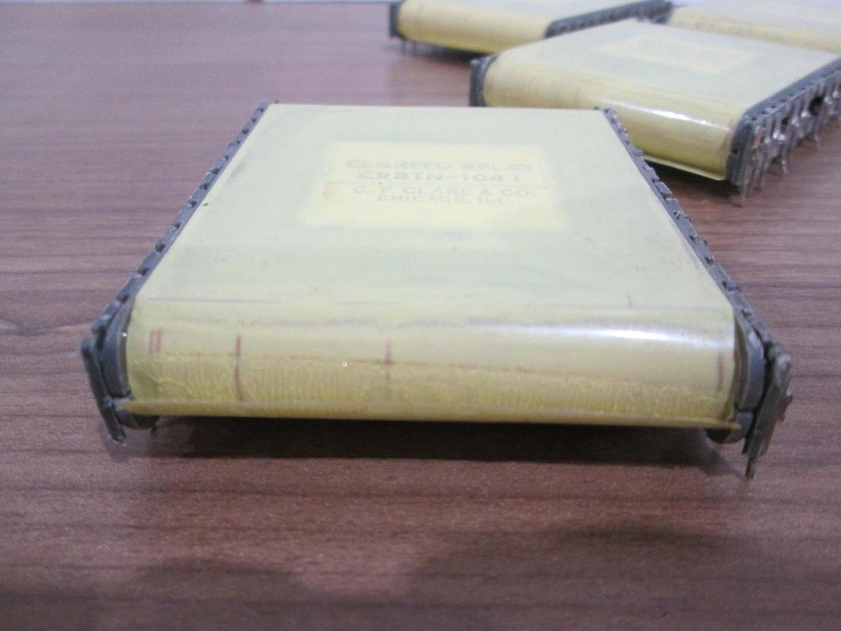 Used C.P. Clare & Co., CR8TN-1041, Clareed Relay, Used, Lot of 4