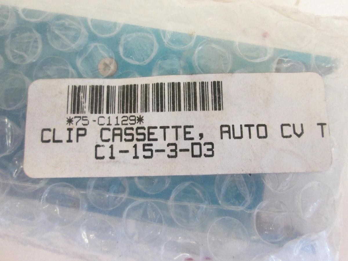 Used Persys Technology Clip Cassette, Auto CV T, C1-15-3-03, Used, Lot of 2