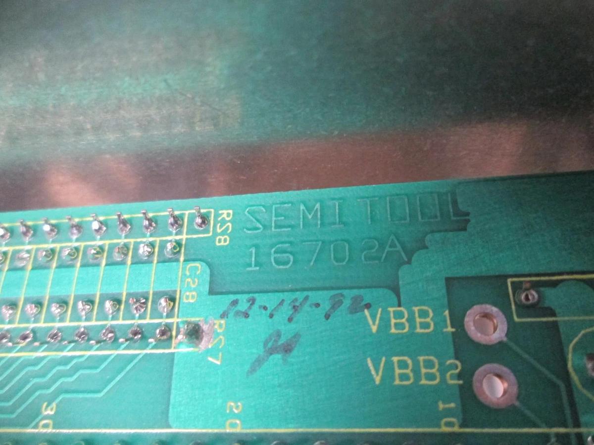 Used Semitool, 12 Slot Card Cage, 16702A, Used