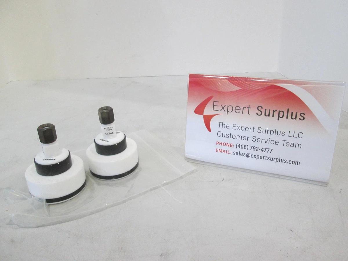 Used Plasma Tech, 13S50F4, Teflon Ball Socket w/ 11F44 Fitting, Used, Lot of 2