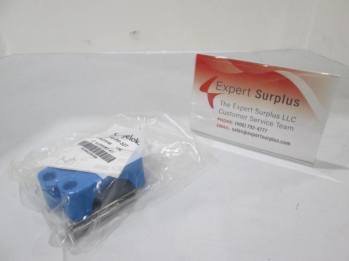Used Swagelok, 304-S6-PP-32T, 2" Support Kit, New