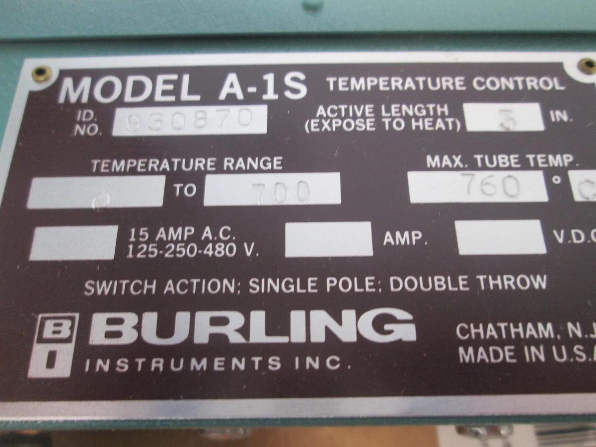 Burling, A-1S, Temperature Control, New