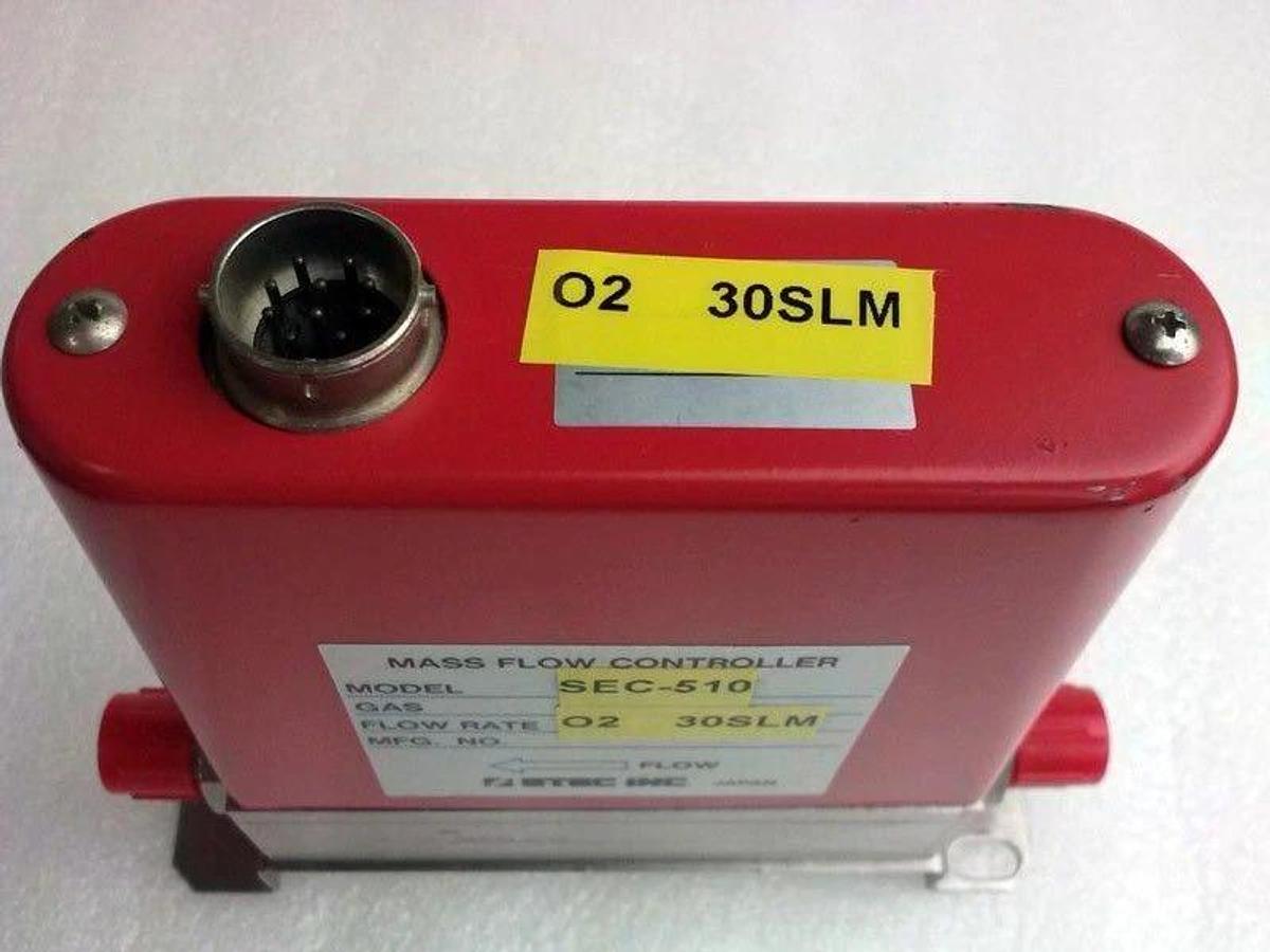 Used Horiba Stec SEC-510, MFC, Mass Flow Controller, O2, 30 SLM, Used