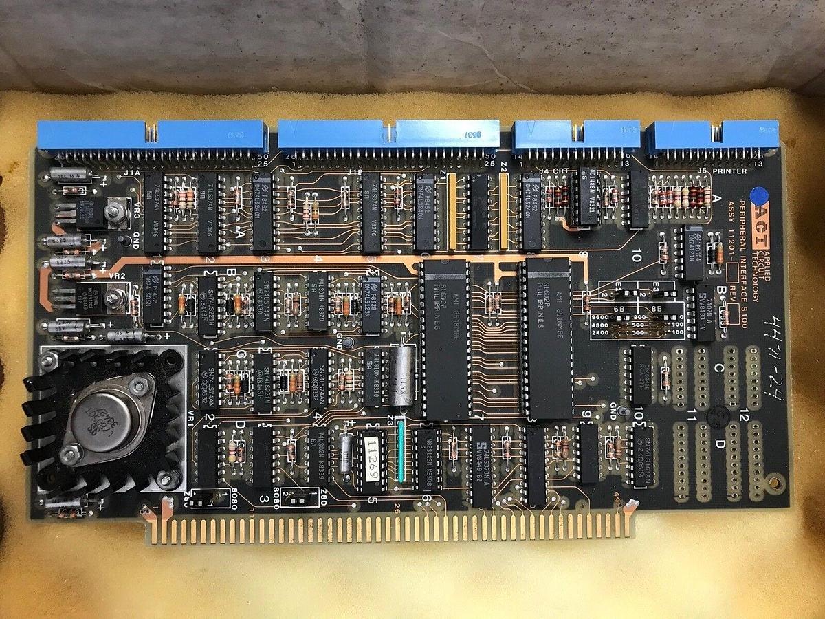 Used ACT Applied Circuit Technology Peripheral Interface S100, 11201-001, PCB