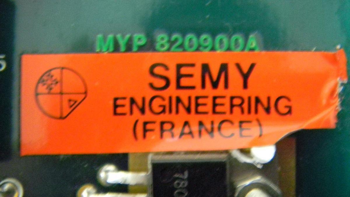 Used Semy Engineering MYP 820900A, PCB Assembly, Working When Removed