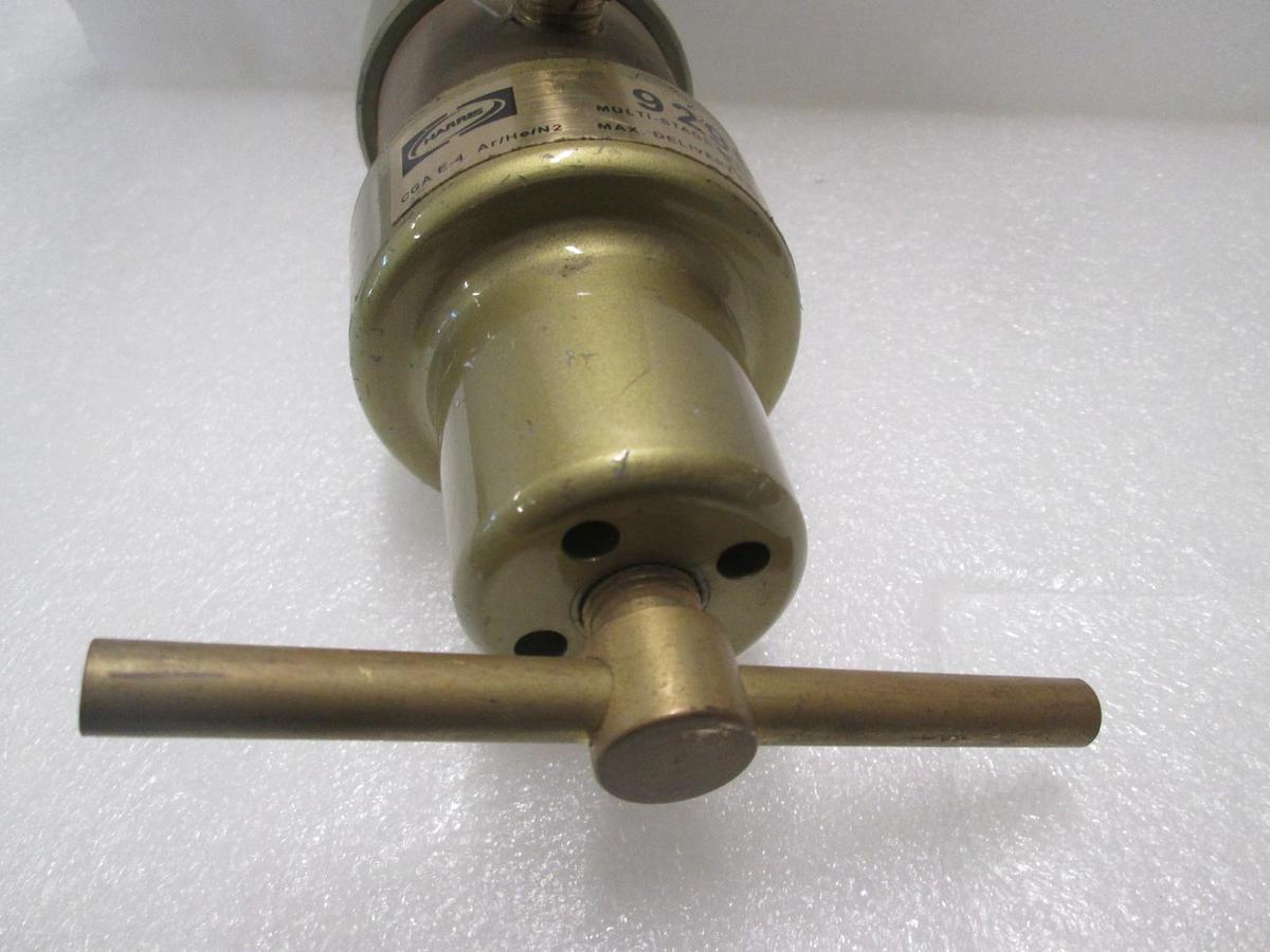 Used Harris, 9296, Multi-Stage Regulator Assy, USG Gauge 0-150 PSI, Used