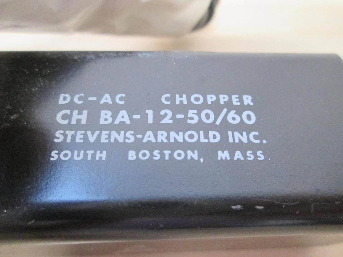 Used Stevens-Arnold Inc., CH BA-12-50/60, DC-AC Chopper, New