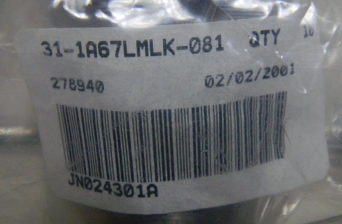 Used Tescom Magnum Series Valve, 31-1A67LMLK-081, 1/2'' MVCR/FVCR