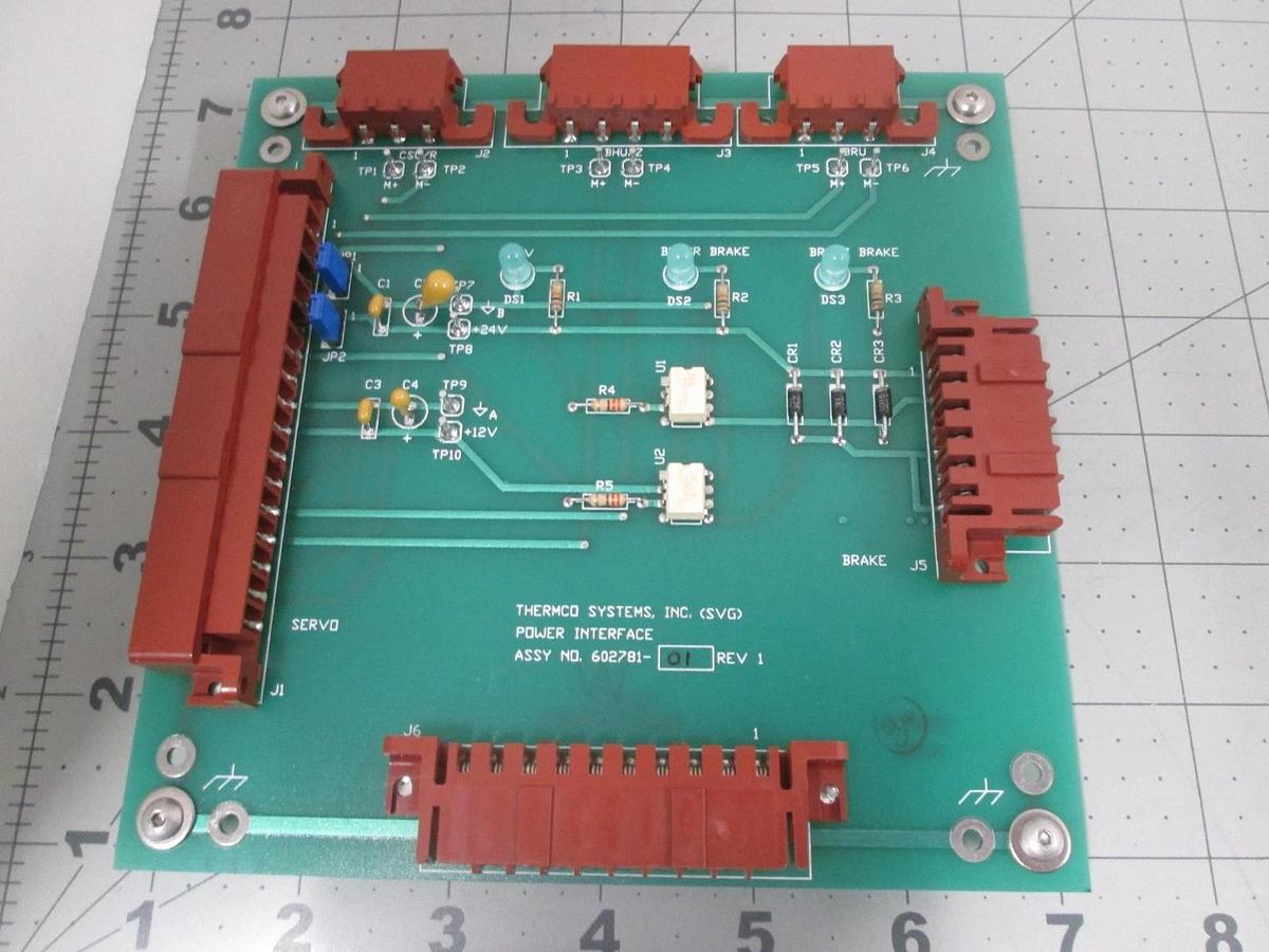 Used SPT Micro SVG, 602781-01, Power Interface PCB Assy, Used