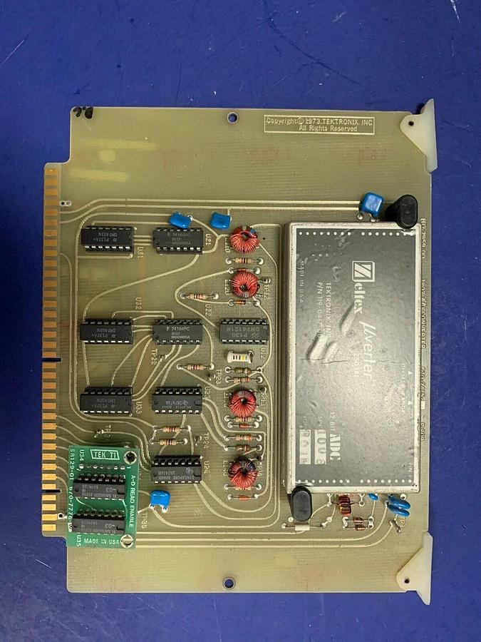Used Tektronix 670-2415-01 1803 A/D Converter PCB Assy w/ Zeltex Uverter, Used